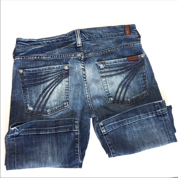 7 For All Mankind Denim - 7 For All Mankind Dojo capris sz 28 EUC